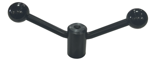 Morton 2 Offset Arms, Black Oxide, Blank Clamping Handle CH-16