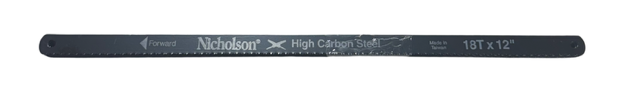 Nicholson 12" High Carbon Steel 18T Hacksaw Blades 10 Pack