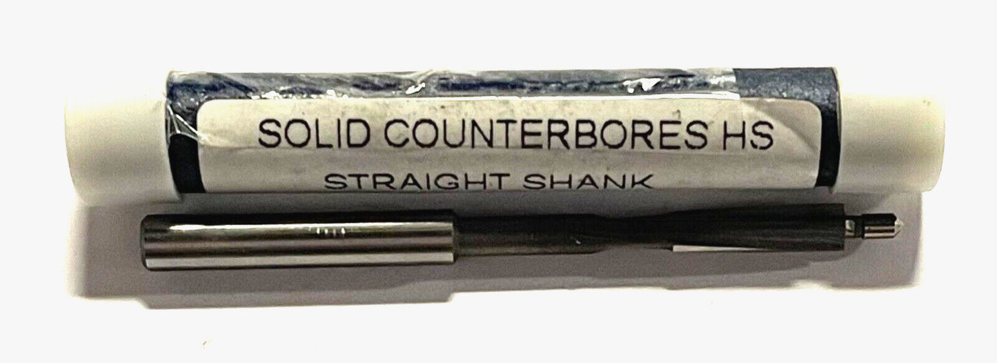 No.2 Straight Shank Fillister Counterbore High Speed Steel