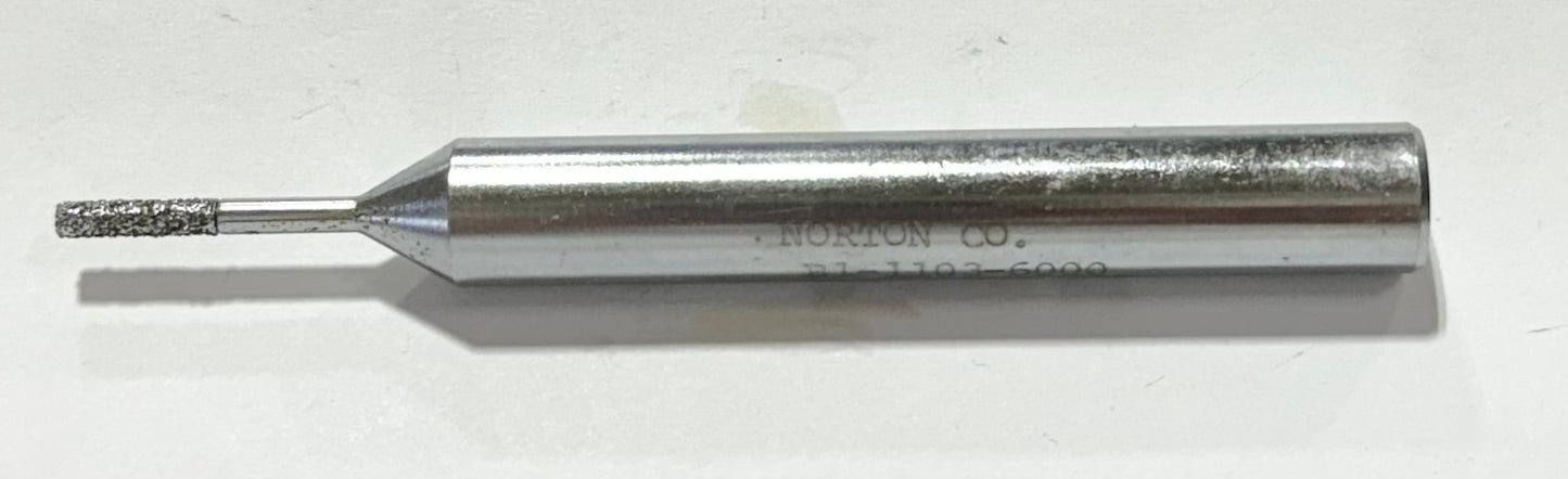 Norton 1/8" x 5/8" x 1/4" Diamond Coated Drill 40/50 Grit