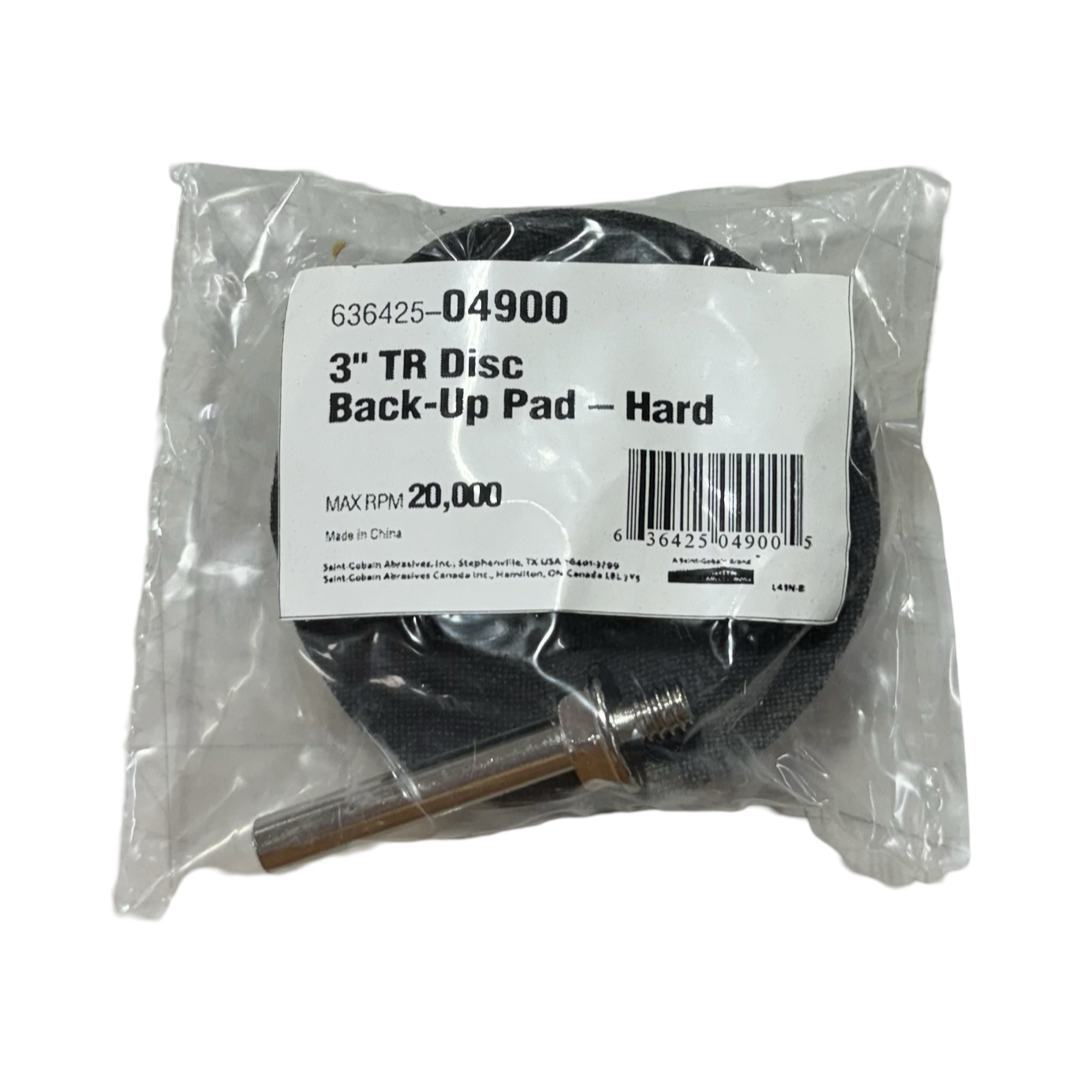 Norton 3" TR Disc Back-Up Pad Hard 63642504900