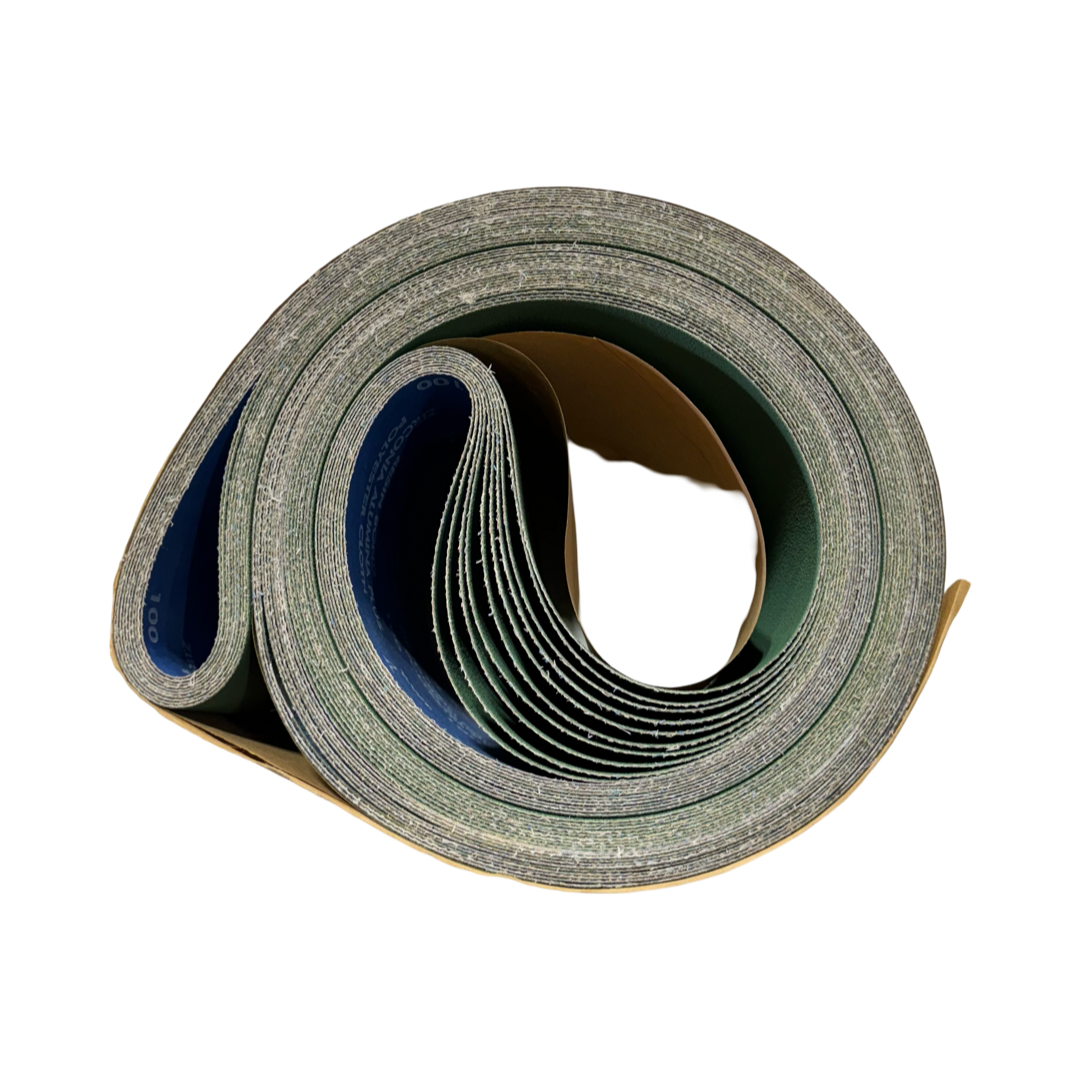 Norton NorZon (R) Plus 8" x 111" Abrasive Sanding Belts 100 Girt Zirconia Alumina 10pk