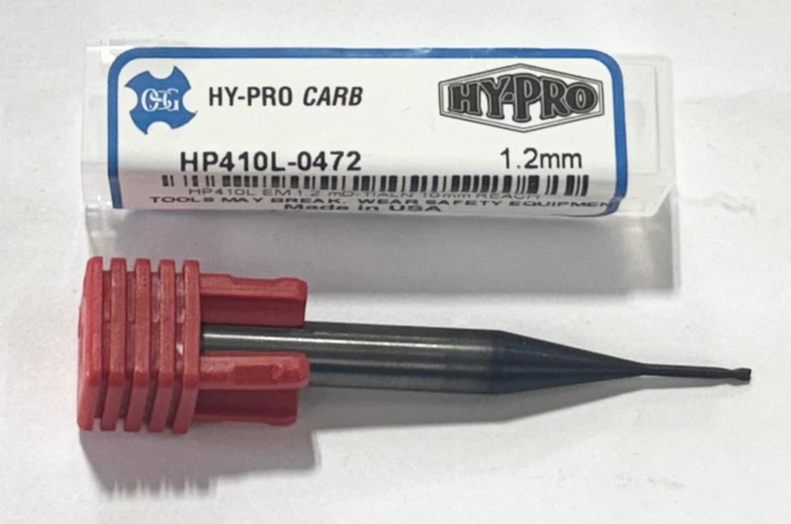 OSG 1.2mm Carbie End mill TiAlN Coated 2 Flute USA Made