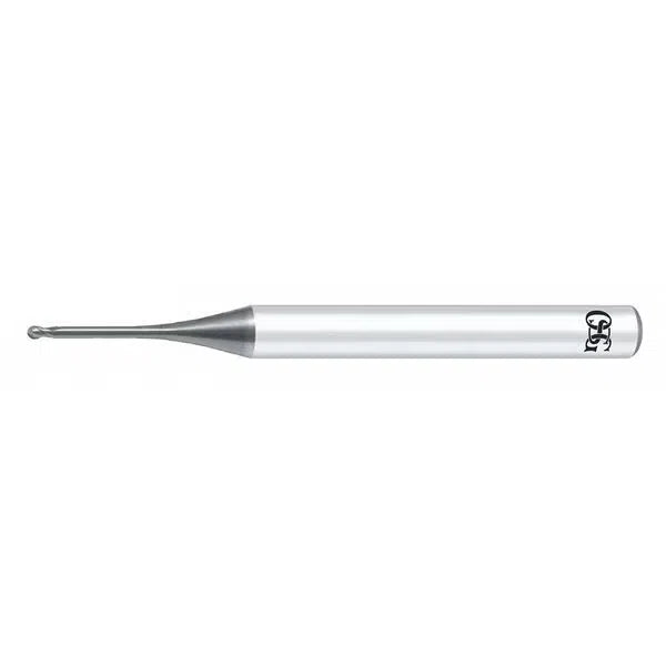 OSG 1mm Carbide Ball Nose End Mill WXS Coating 2 Flute 0.5 Radius 3051003