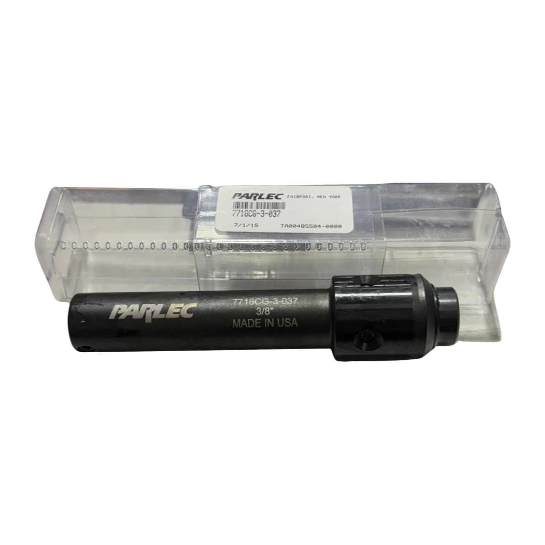 PARLEC Tapping Adapter 0.381″ Tap Shank Dia, 0.286″ Tap Square Size, Through Coolant