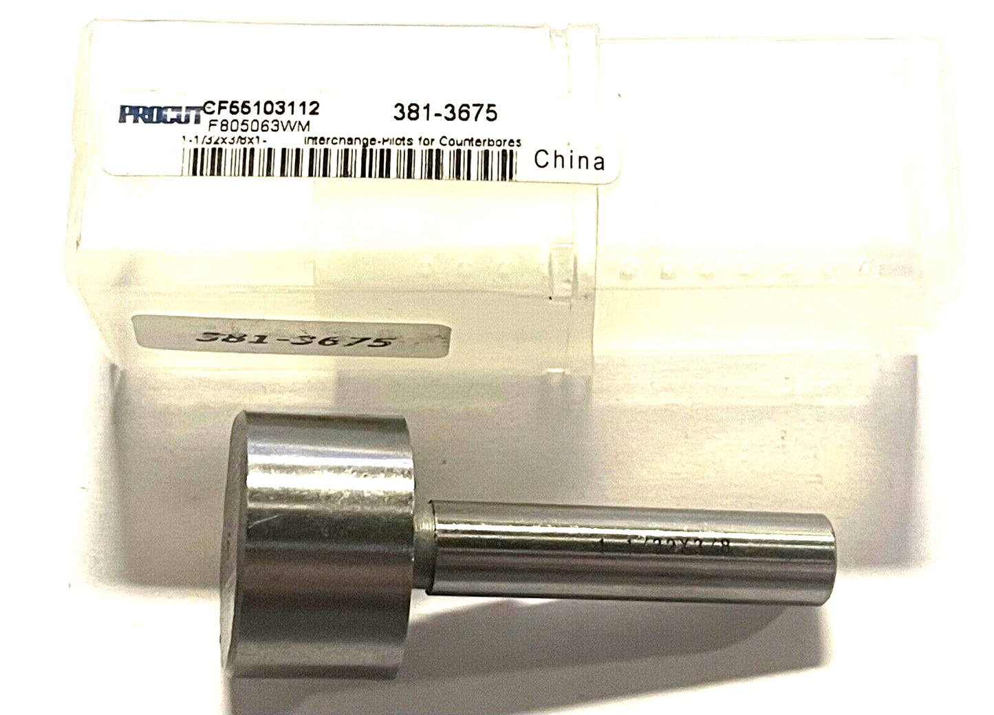 ProCut 1-1/32" HSS Pilot For Interchangeable Counterbores PILOT ONLY