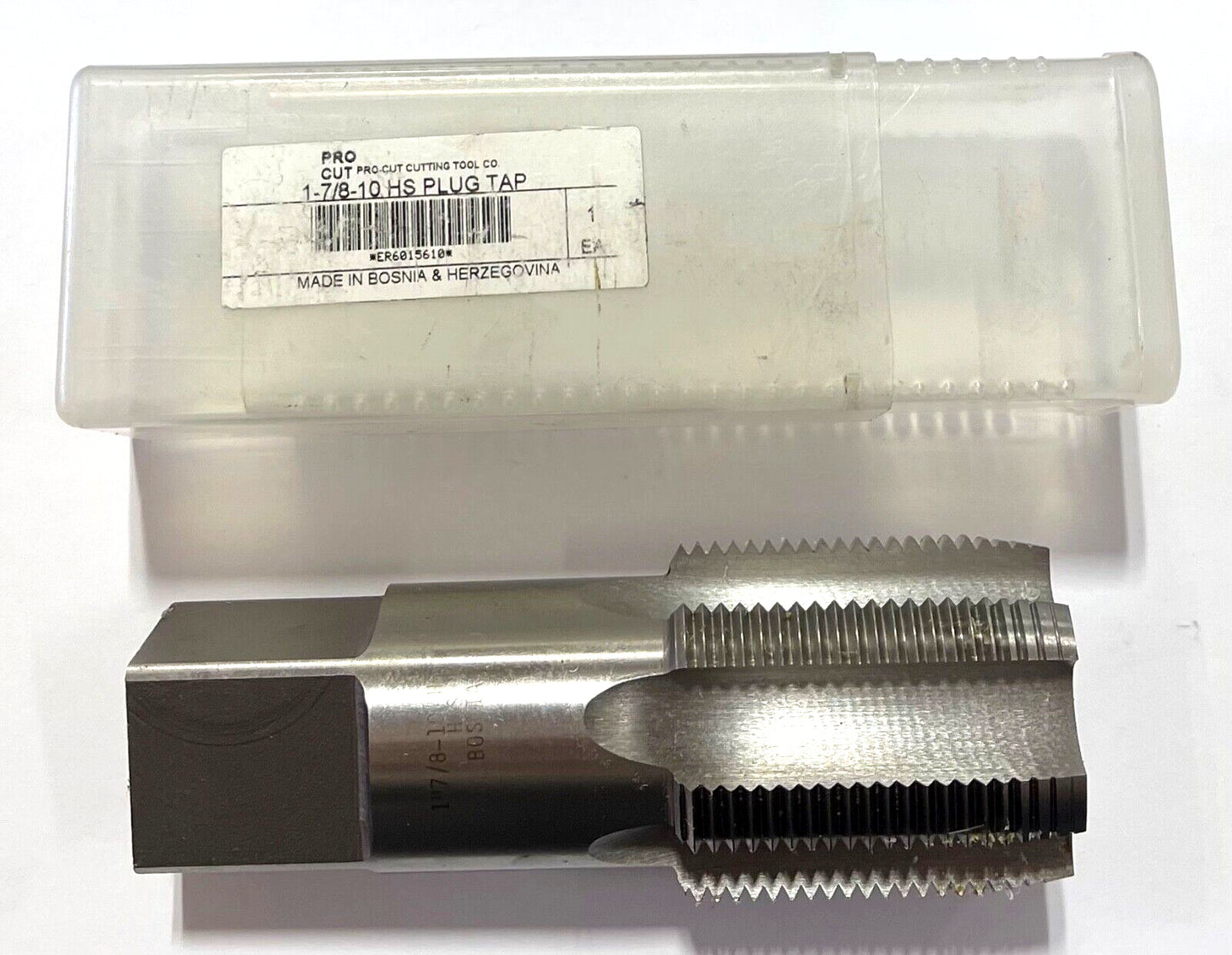 ProCut 1-7/8"-10 HSS Special Thread Pipe Tap 5 Flute Plug Tap