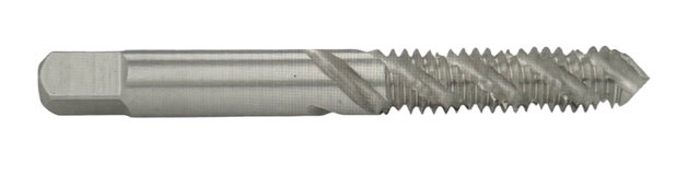 ProCut 1/4"-28 HSS Spiral Flute Tap, 3 Flute, H3, 45 Deg Fast Spiral Plug Tap
