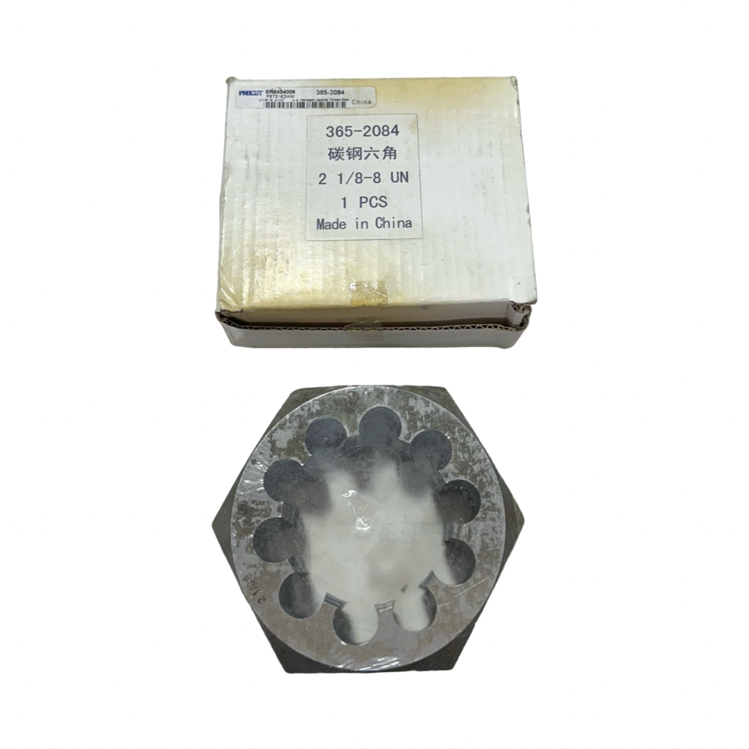 ProCut 2-1/8"-8 Carbon Steel Hexagon Special Thread Die