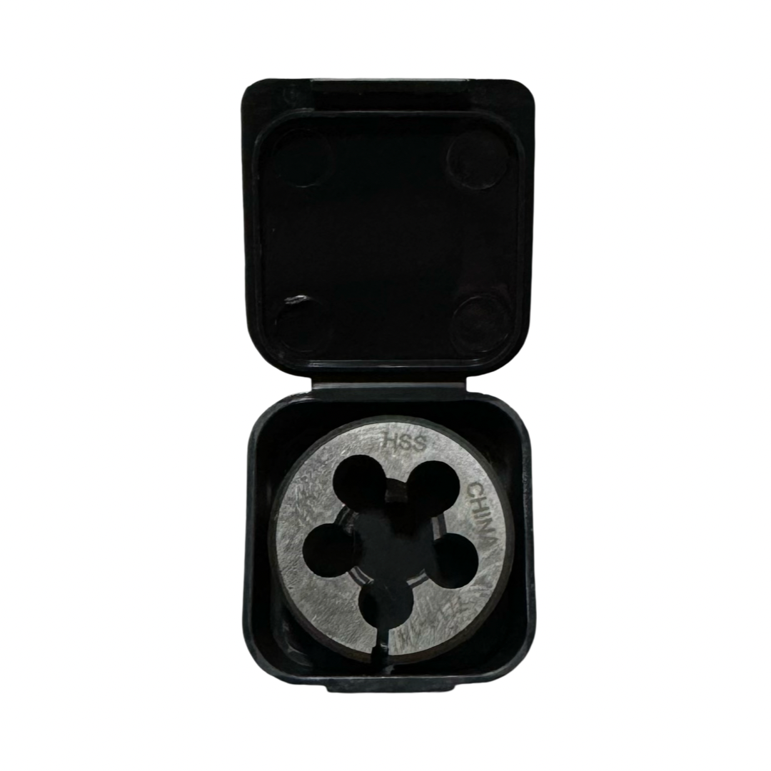 ProCut 7/16"-14 HSS Adjustable Round Die Left Hand 1" Outside Diameter