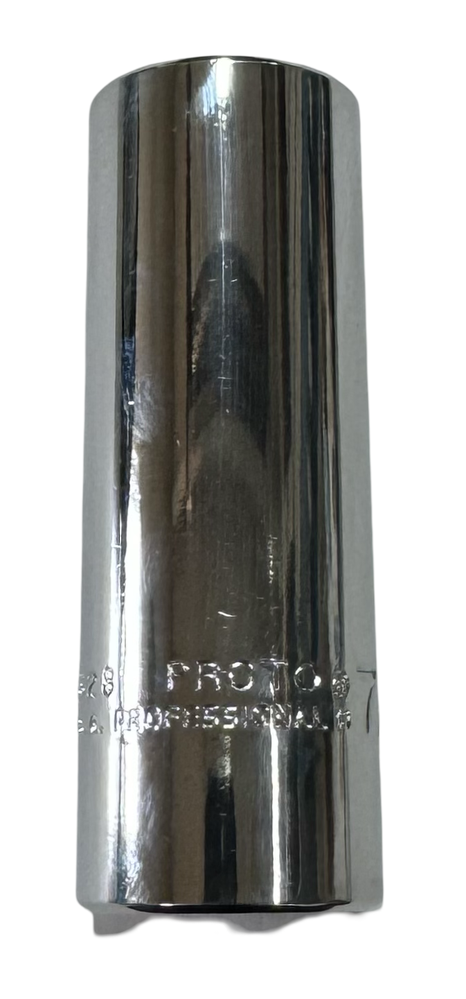 Proto 1/2" Drive 7/8" Deep Socket 12 Point Fully Polished USA J5328