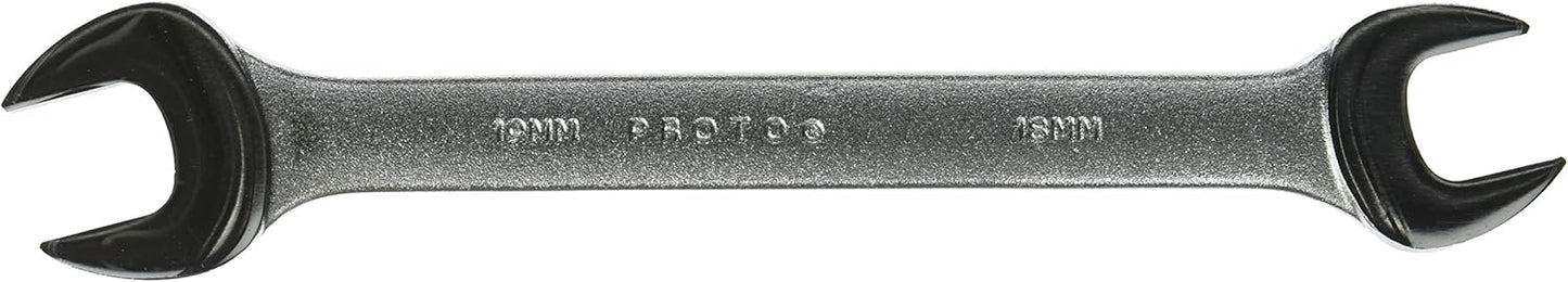Proto 18mm x 19mm Open End Wrench Satin Finish USA Made J31819