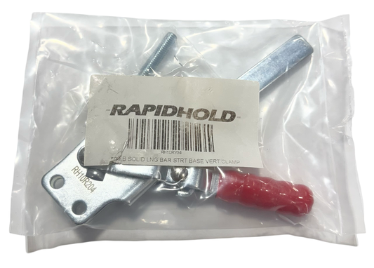 RapidHold 500 lbs Solid Long Bar Straight Base Vertical Hold-Down Clamp