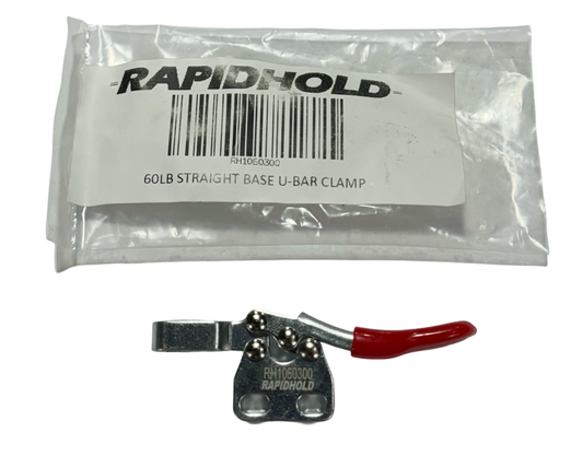 RapidHold 60lbs Straight Base U-Bar Toggle Clamp