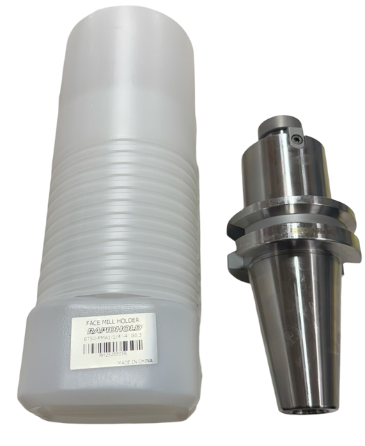 RapidHold BT50 x FMA1 Shell Mill Holder 1/4" x 4" G6.3 Balanced