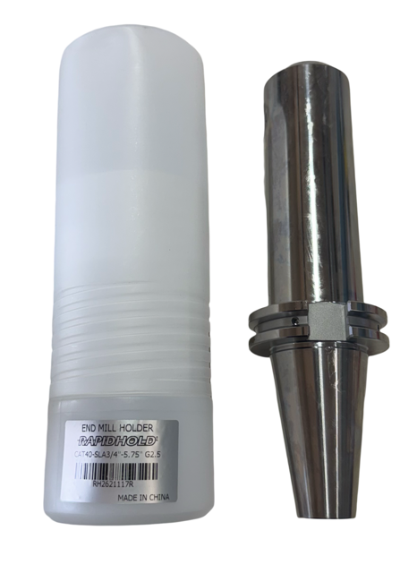 RapidHold CAT40-SLA End Mill Holder 3/4" Connectoin Diameter, 5.75" Protruding Length