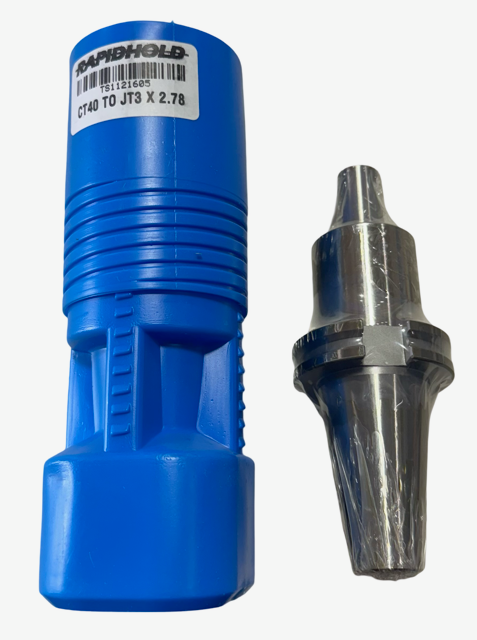 RapidHold CAT40 to JT3 V-Flange Jacobs Taper 2.78" Protruding Length