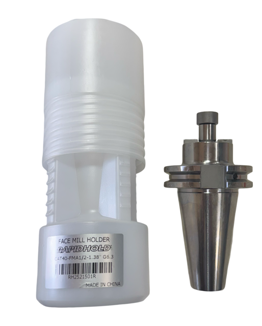 RapidHold CAT40 x FMA Shell Mill Holder 1/2" x 1-3/8" G6.3 Balanced