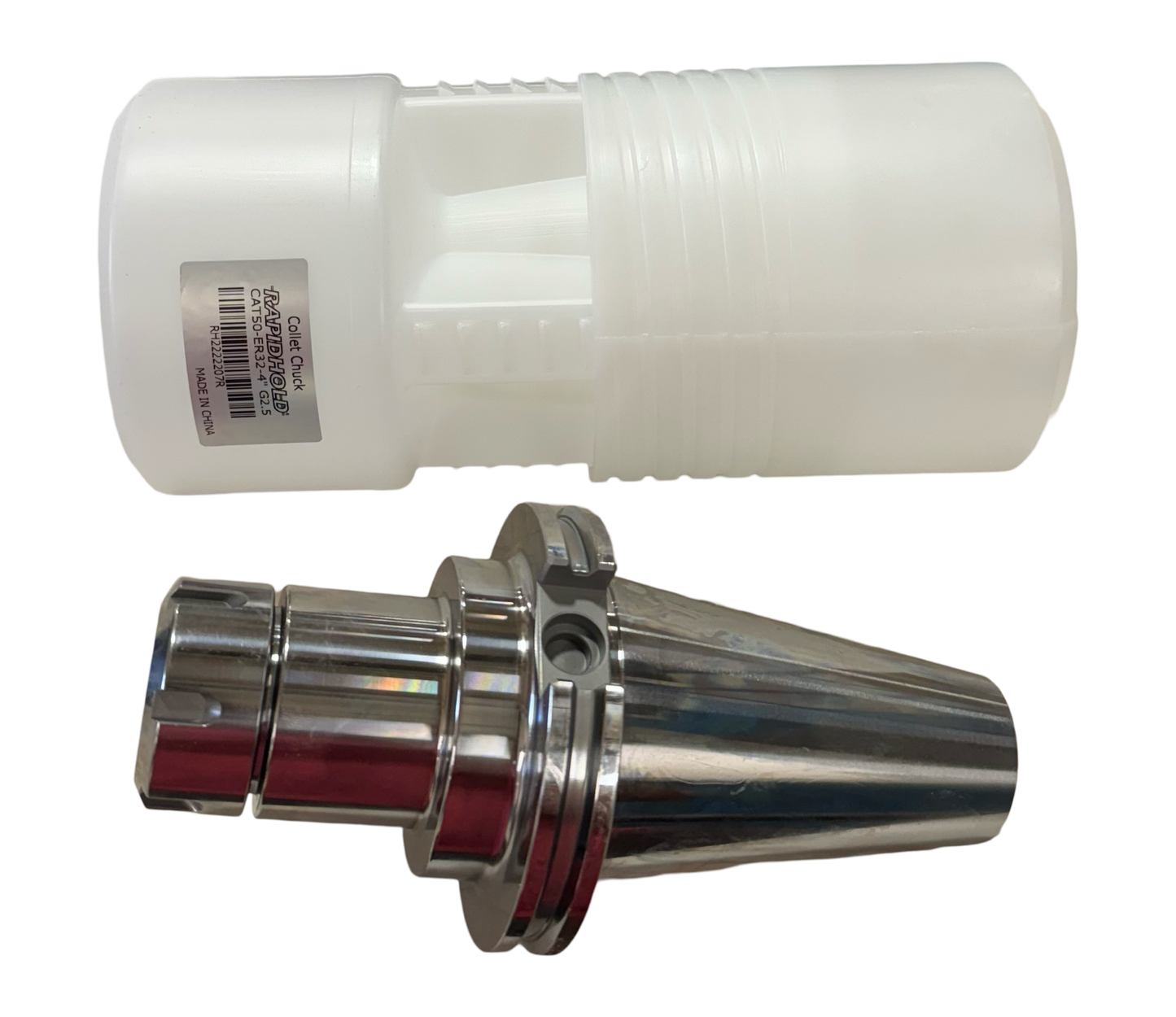 RapidHold CAT50 ER32 Collet Chuck Tool Holder 4" Protruding Length