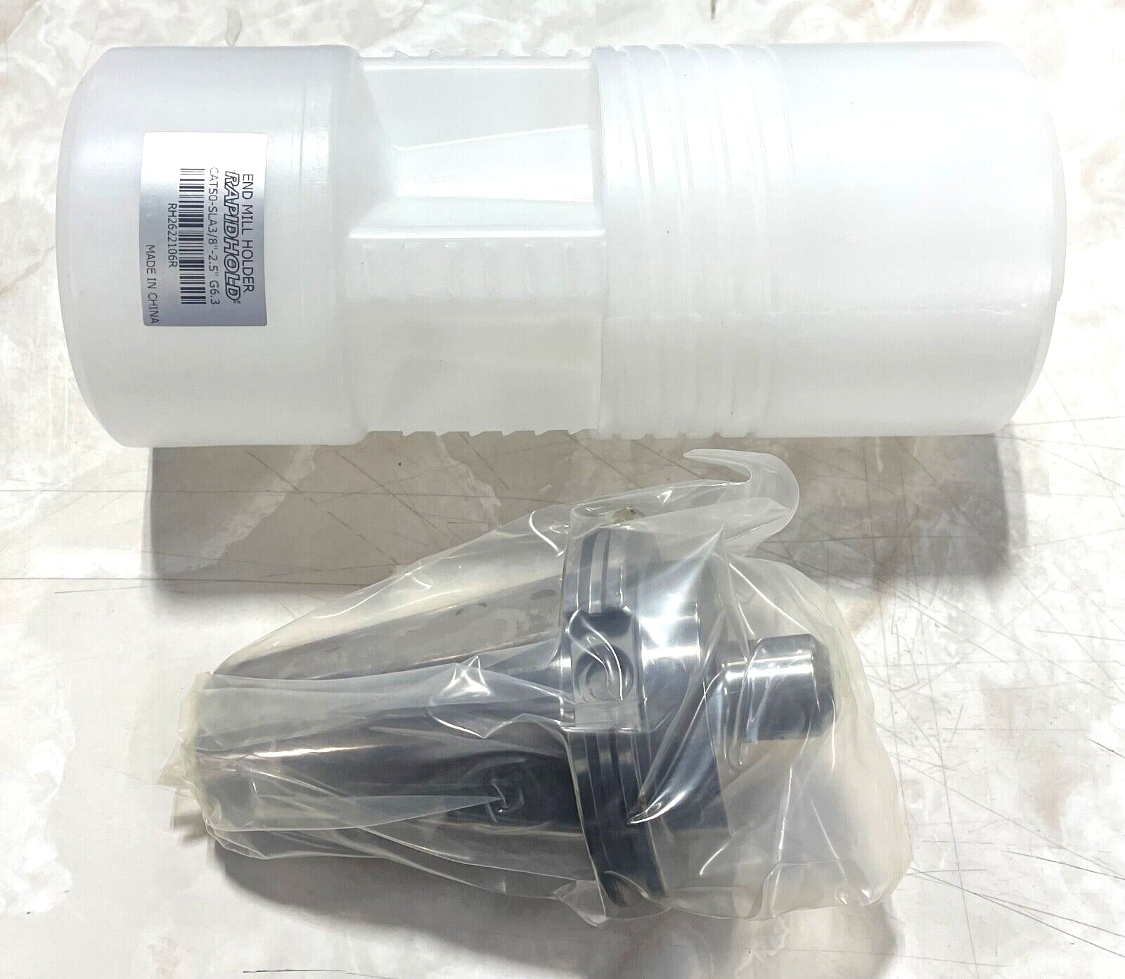 RapidHold CAT50-SLA 3/8" End Mill Holder 2.5" Protruding Length G6.3 Balanced