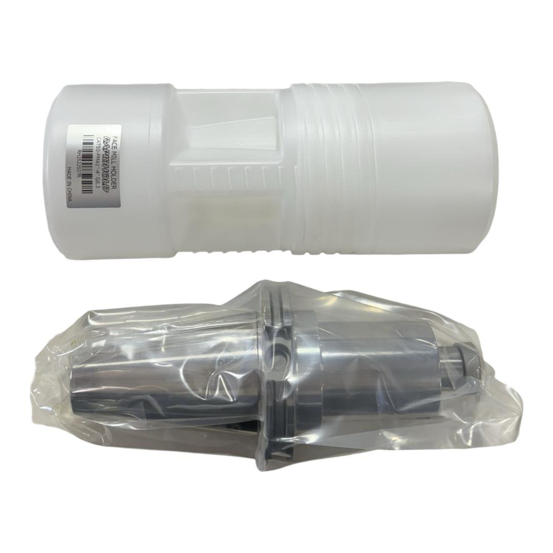 RapidHold CAT50 x FMA Face Mill Holder 1" Pilot 4" Overhang Length
