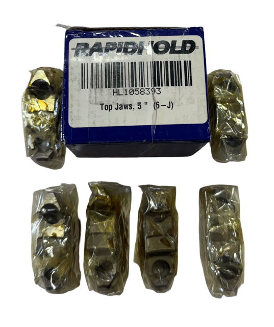 RapidHold Set of Hard Top Jaws - 6 Jaw Scroll - For 5" Chucks
