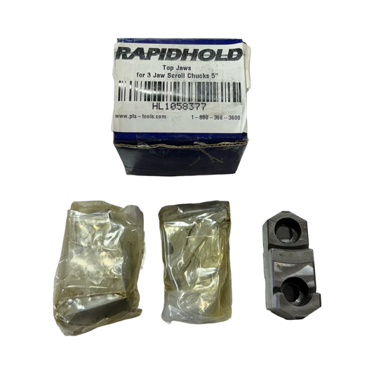 RapidHold Top Jaws for 3 Jaw Scroll Chucks 5"