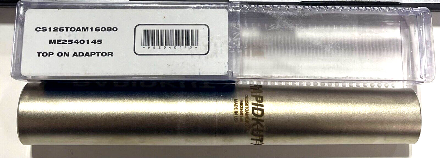 RapidKut 1-1/4" Cylindrical Shank Holder 8" Projection Top On Adaptor UAS Made