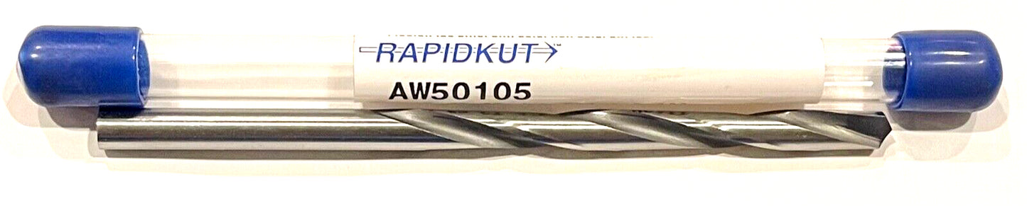 RapidKut #5 Carbide Tipped Drill Bit Jobber Length 118° USA Made