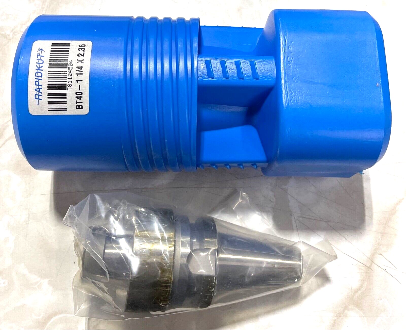 RapidKut BT40 Shell Mill Holder 1-1/4" Pilot Diameter 2.36" Protruding Length