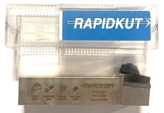 RapidKut DTJNL-20-6D Indexable Lathe Turning Tool Holder Left Hand USA Made