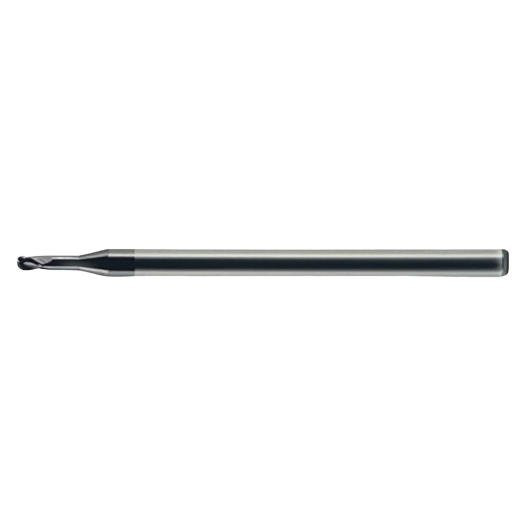 RapidKut .010" Carbide Ball Nose End Mill 3 Flute .050" Reach DLC Coating USA