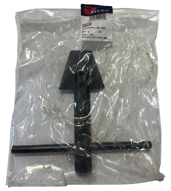 Recoil No.5 Extracting Tool for 1-1/2" to 2-1/2", Metric M38 to M65 Wire Thread