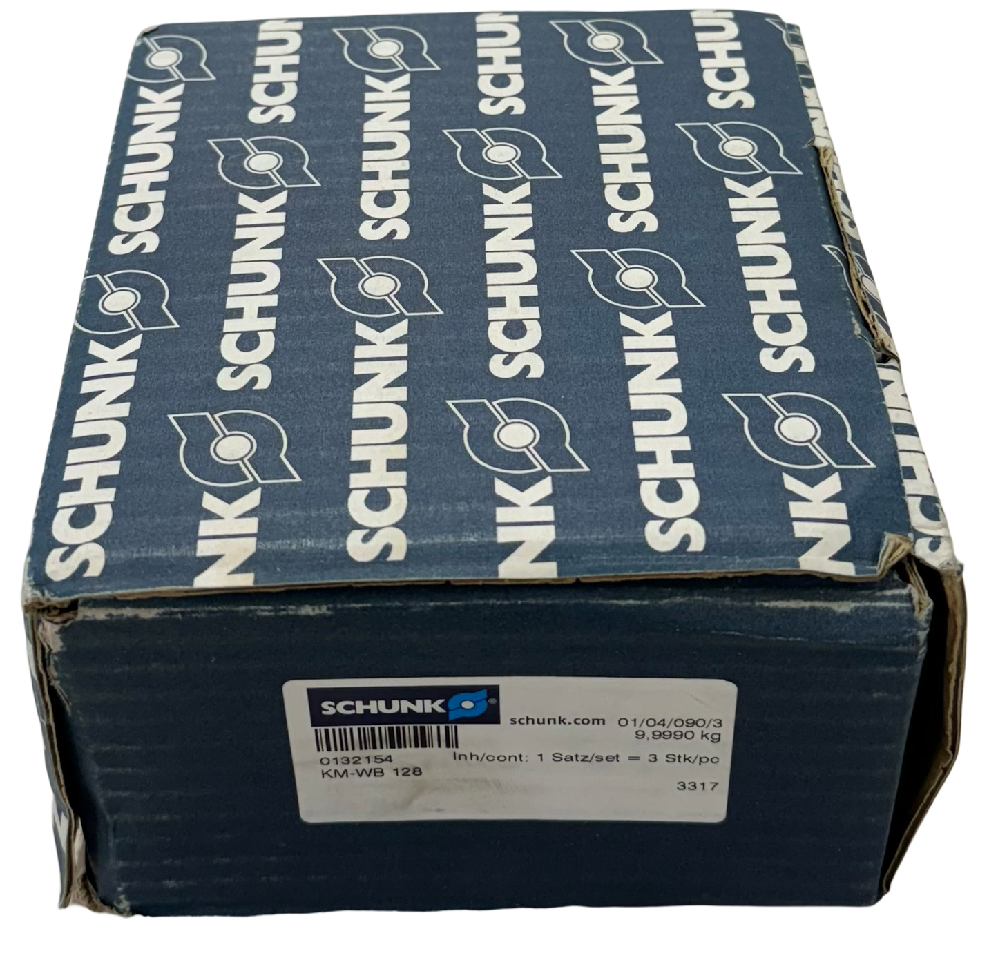 SCHUNK Steel Soft Top Jaws, 1.5 mm x 60 Degree, 21 mm Groove Width, 50 mm x 80 mm x 129 mm (Pack of 3)