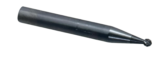 SGS 1/8" Carbide Burr SD-11 Ball Head Double Cut 1/4" Shank