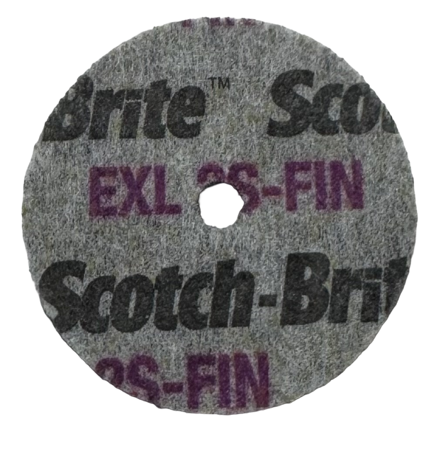 Scotch-Brite 2" X 1/4" X 1/4" EXL Unitized Wheel 2S FIN