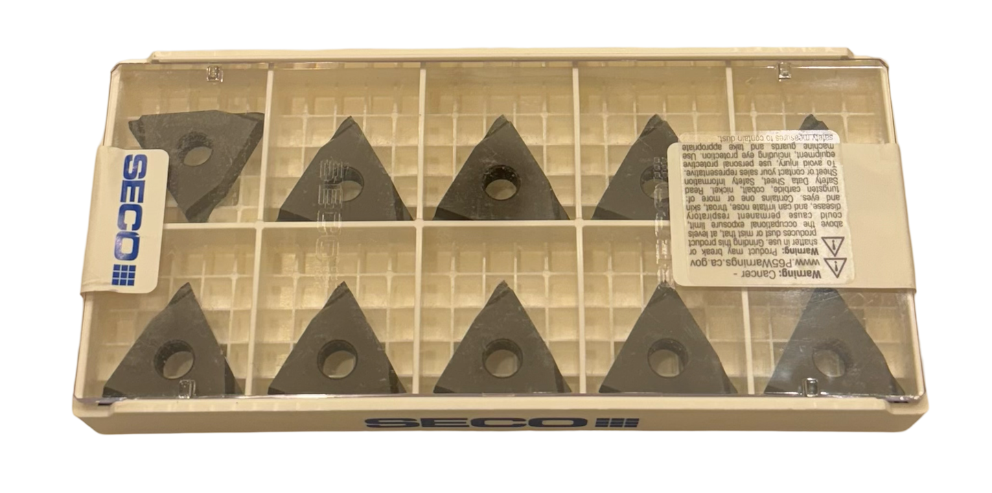 Seco Carbide Insert TNEA270610-SPEC Grade TP2500 Turning Inserts 10 Pack