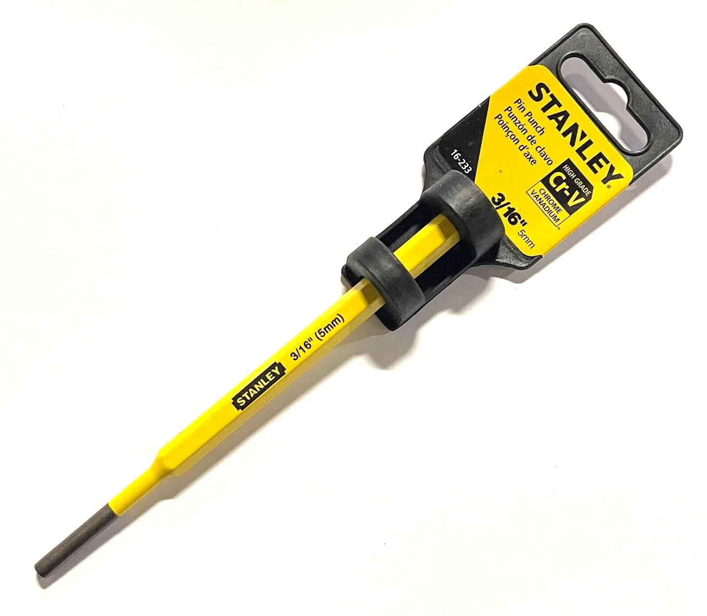 Stanley 3/16" x 6" Pin Punch High Grade Cr-V Steel 16-233