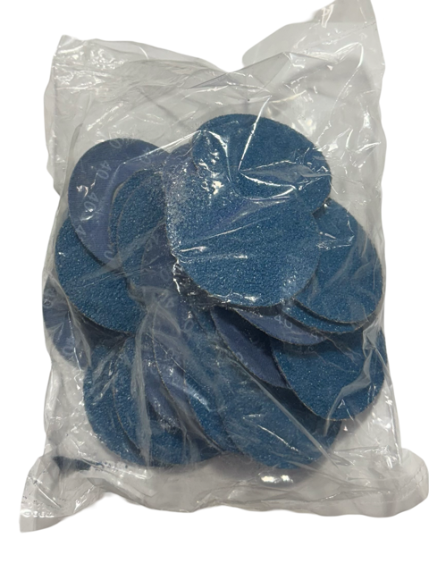 Surf-Pro 3" Quick Change Sanding Discs Turn-On 40 Grit Zirconia 25 Pack