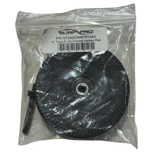 Surf-Pro 4" Type-R Air Cooled Quick Changed Disc Holder Pad 1/4" Mandrel