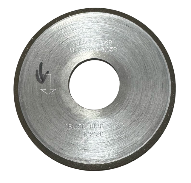 Surf-Pro 4" x 1/16" x 1-1/4" CBN Straight Wheel, 150 Grit, Type 1A1