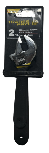 Trades Pro 2 Piece Adjustable Wrench 6" & 8"