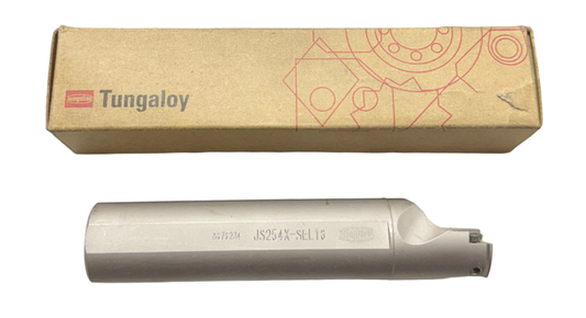 Tungaloy JS254X-SEL16 External Threading Round Toolholder for Swiss-Type Lathe