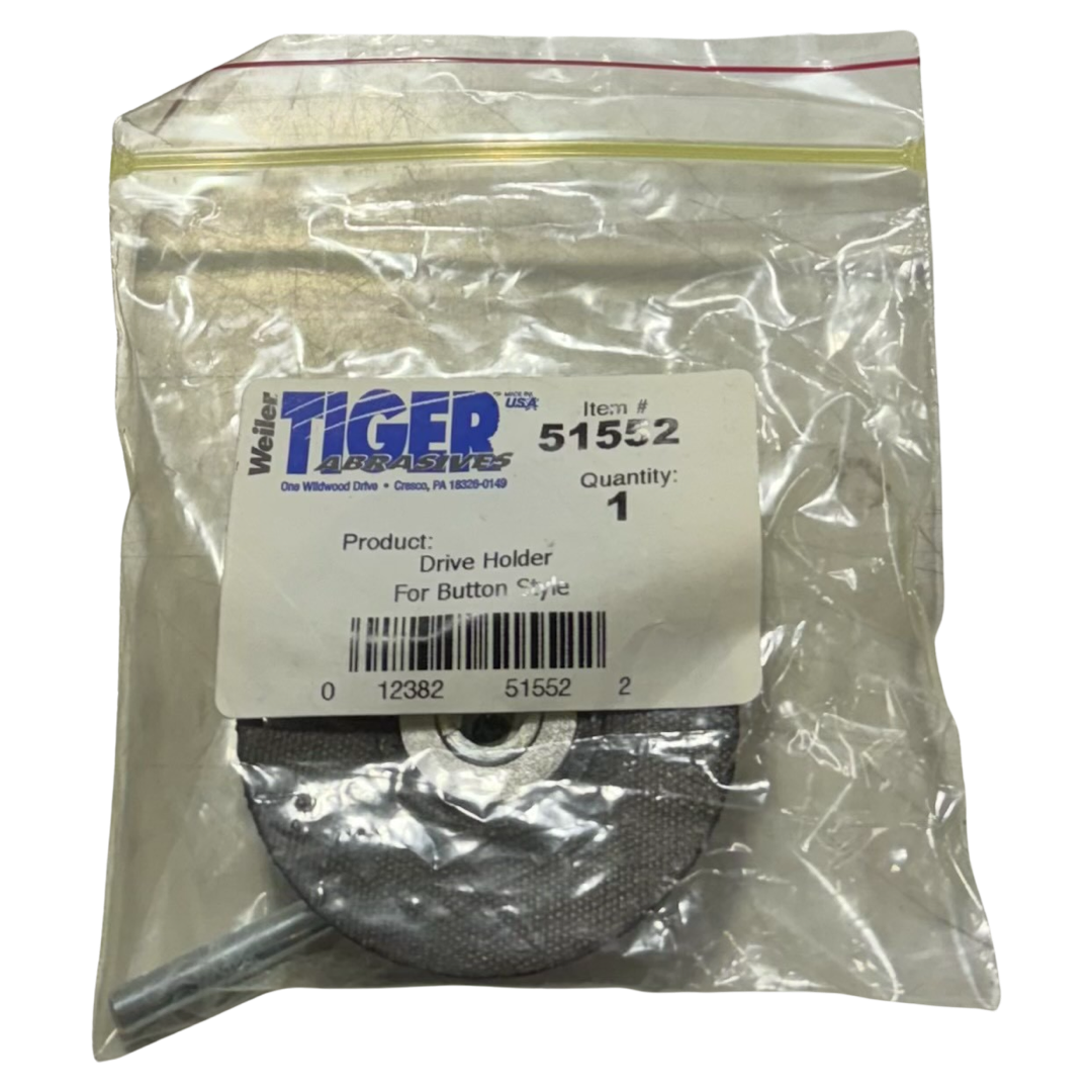Weiler 3" Type R Back-Up Pad Drive Holder for Button Style 51552
