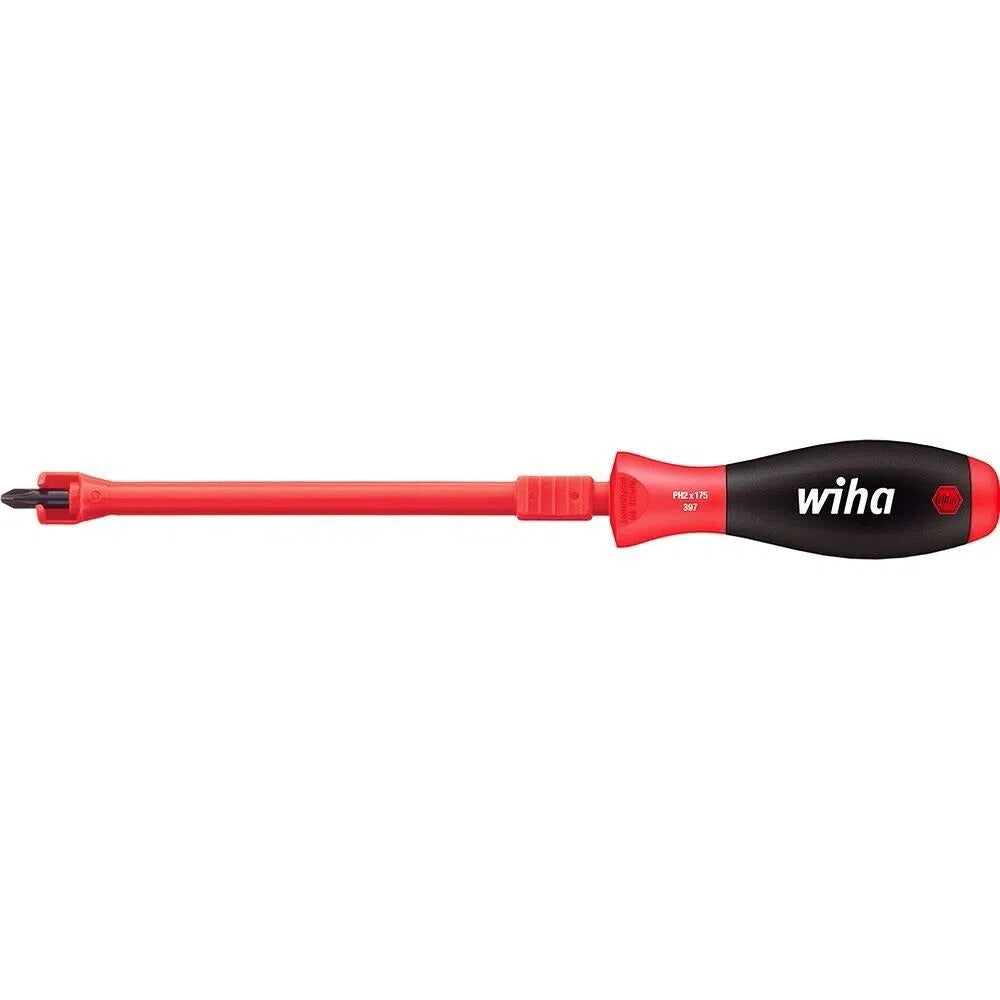 Wiha PH2 x 175mm Screwdriver SoftFinish Phillips Screw Holding Driver 32405