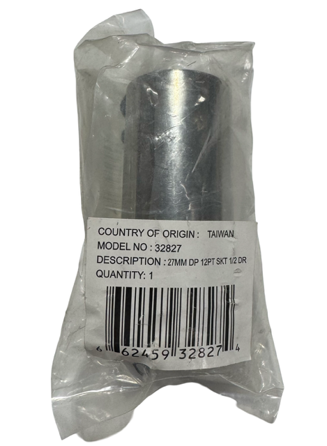 Williams 1/2" Drive 27mm Deep Socket 12 Point 32827