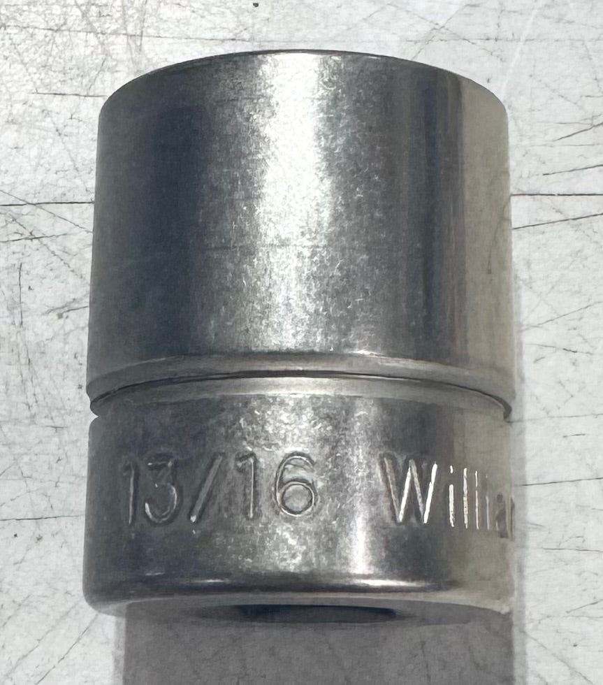 Williams 3/8" Drive 13/16" Shallow Socket 12 Point USA Made