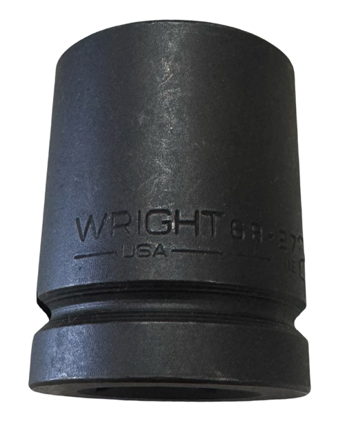 Wright Tool 3/4" Drive 27mm Metric Impact Socket 6 Point USA Made