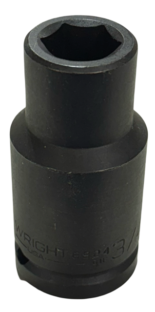 Wright Tool 3/4" Drive 3/4" Deep Impact Socket 6 Point USA Made