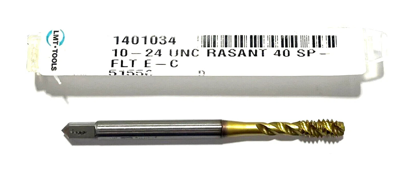 LMT 10-24 HSS-E-PM Spiral Flute Tap TiCN Plus Multi Layer 3FL 2B/3B